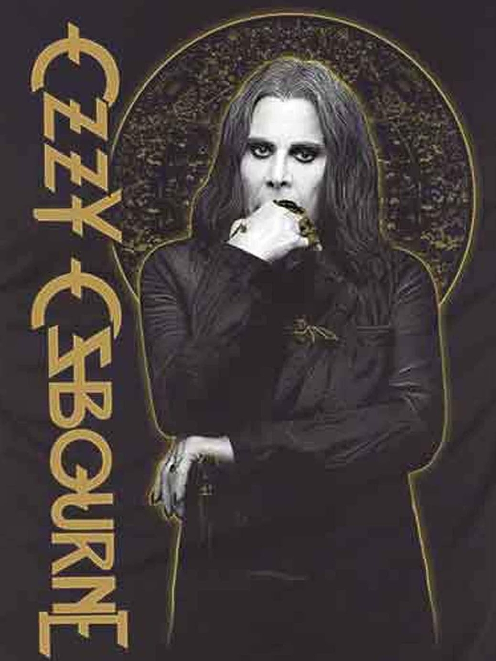 New Black Ozzy Osbourne Graphic Tee - Men's Rock Shirt Patient Number 9 - Picture 4 of 4
